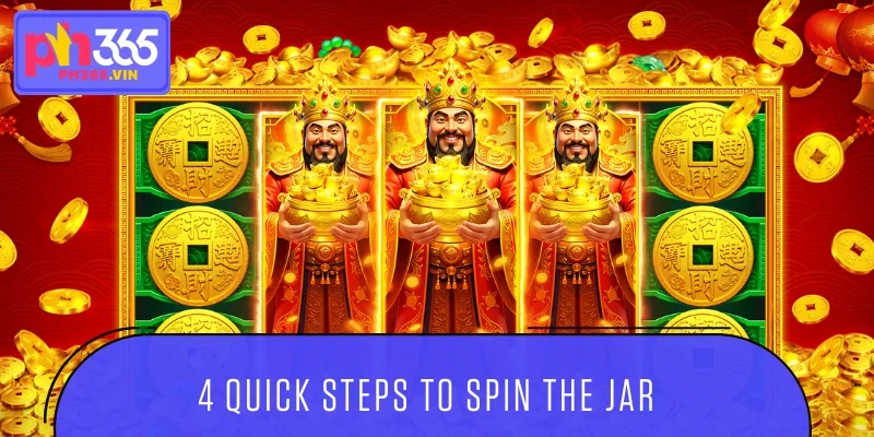 4 quick steps to spin the jar