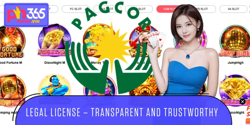 PH365 has a clear license and operates legally