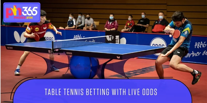 Table tennis betting with live odds